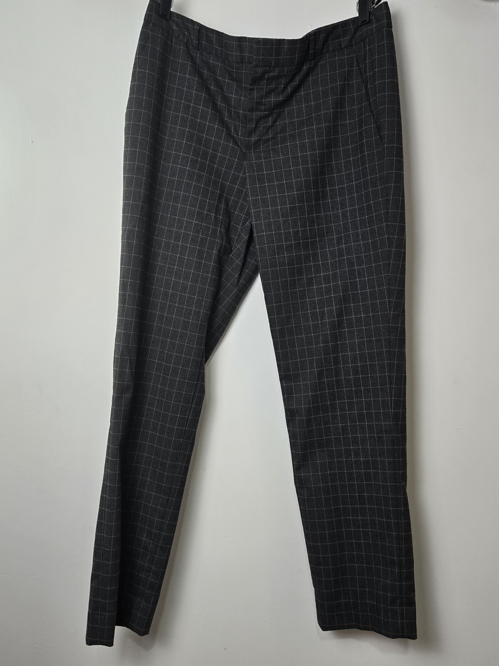 Banana Republic Black Windowpane Trousers